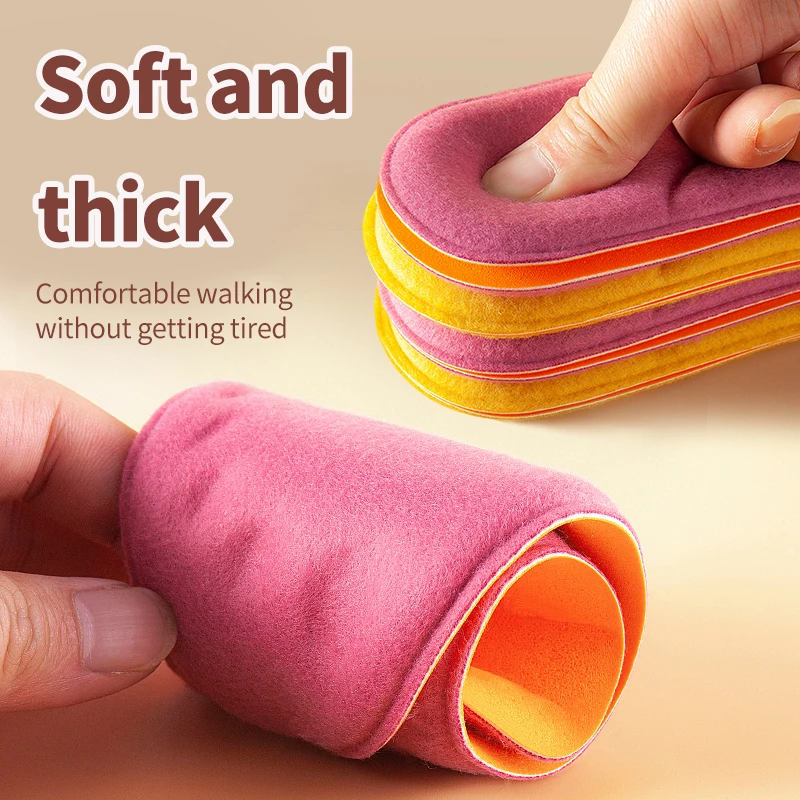 Самонагревающиеся теплые стельки для ног из пены с эффектом памяти поддержка