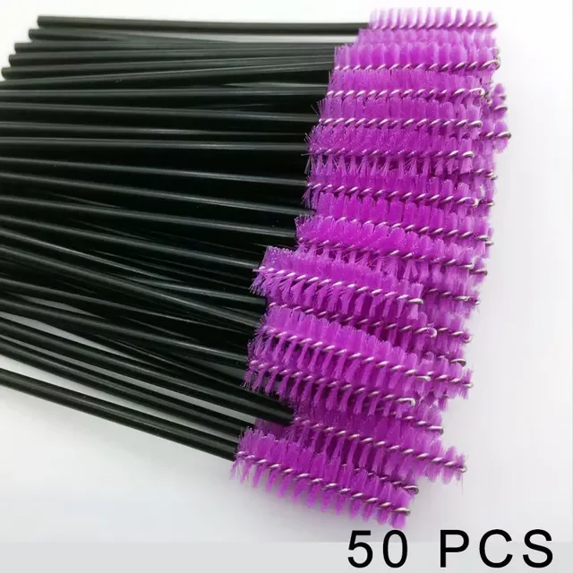 

NEW2023 Eyelash Extension 5/50Pcs Eyebrow brush Mascara Wand Applicator Spoolers Eye Lashes Cosmetic Brushes Set makeup tools