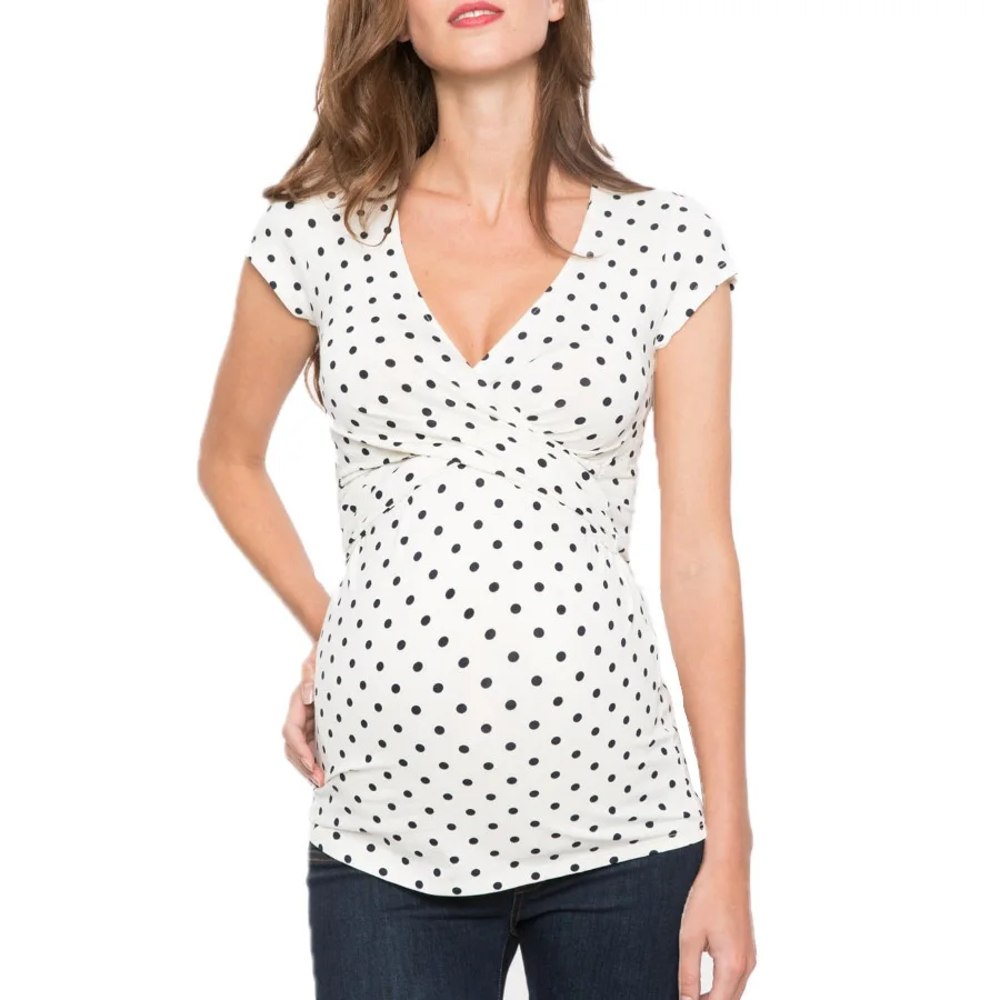 

CARECODE Одежда для беременных футболки для грудного вскармливания женская футболка с коротким рукавом для беременных топы для кормления