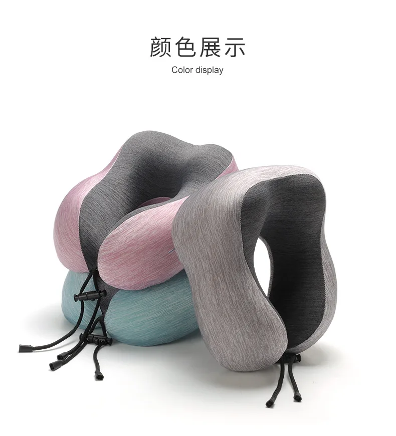 Подушка для путешествий Camelback из ледяного шелка U-образная подушка хлопка с