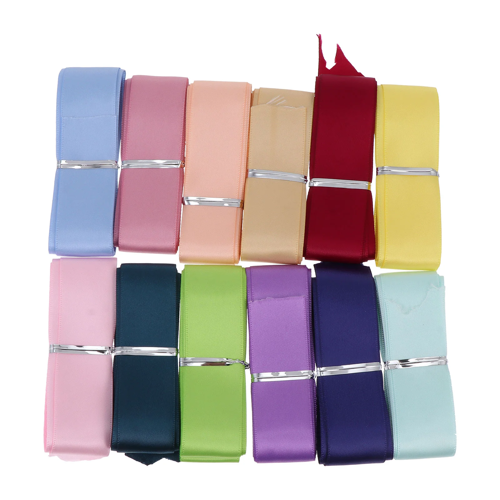 

12PCS DIY Headwear Ribbon DIY Bow Ribbon Gifts Wrapping Decoration Ribbon
