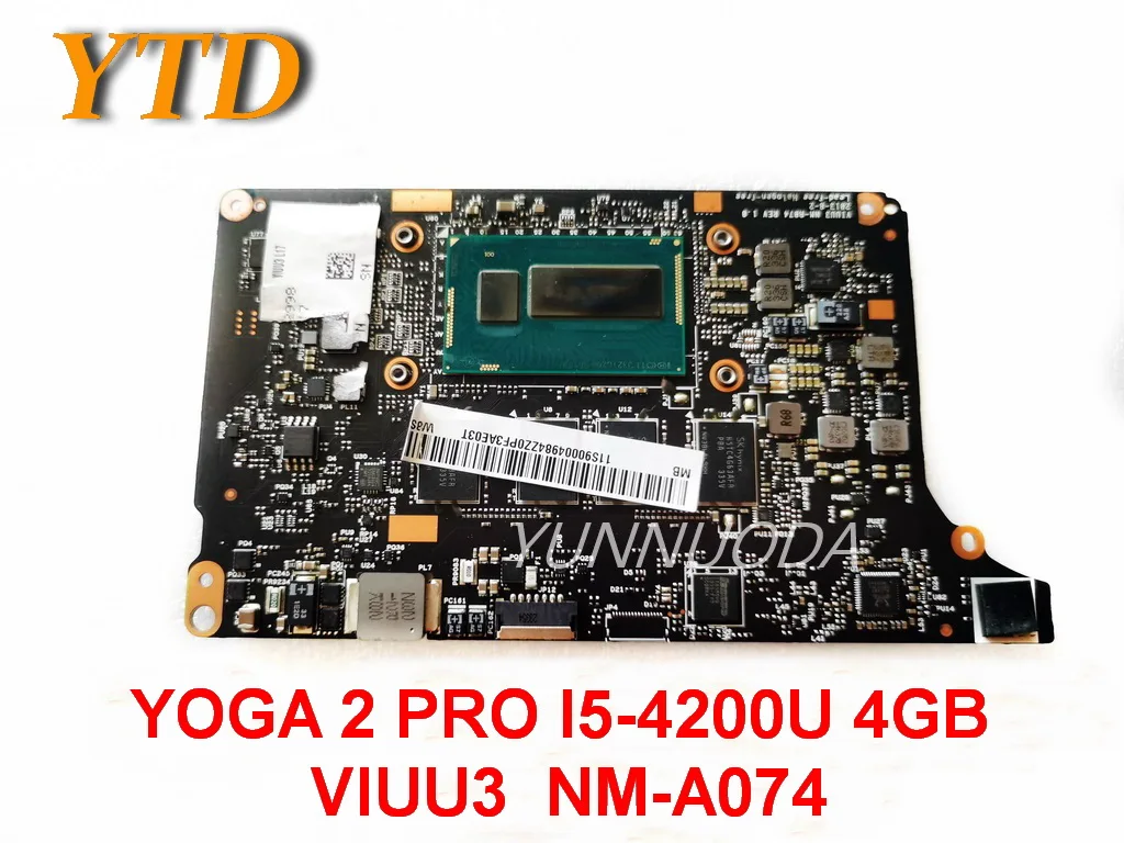 

Оригинальная материнская плата для ноутбука Lenovo YOGA 2 PRO I5-4200U 4GB viu3