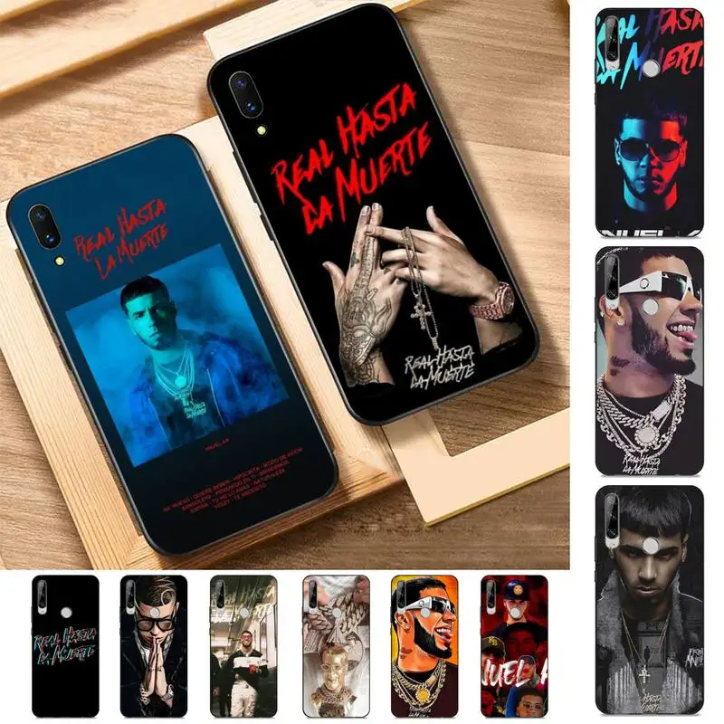 

Rapper Anuel AA Real Hasta La Muerte Phone Case for Huawei Y 6 9 7 5 8s prime 2019 2018 enjoy 7 plus