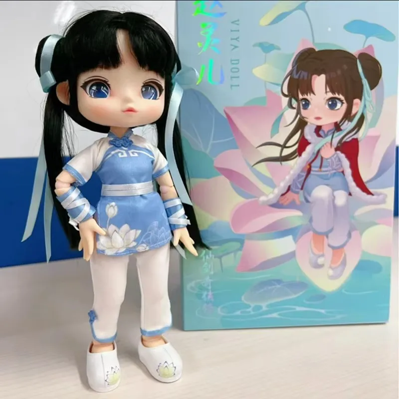 Китайская Кукла Паладин: меч и фея Viya Подвижная кукла Zhao Linger Bai Ma Qing Bjd игрушечные