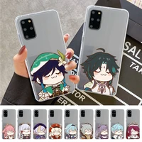 maiyaca genshin impact anime new cute phone case for samsung a 10 20 30 50s 70 51 52 71 4g 12 31 21 31 s 20 21 plus ultra