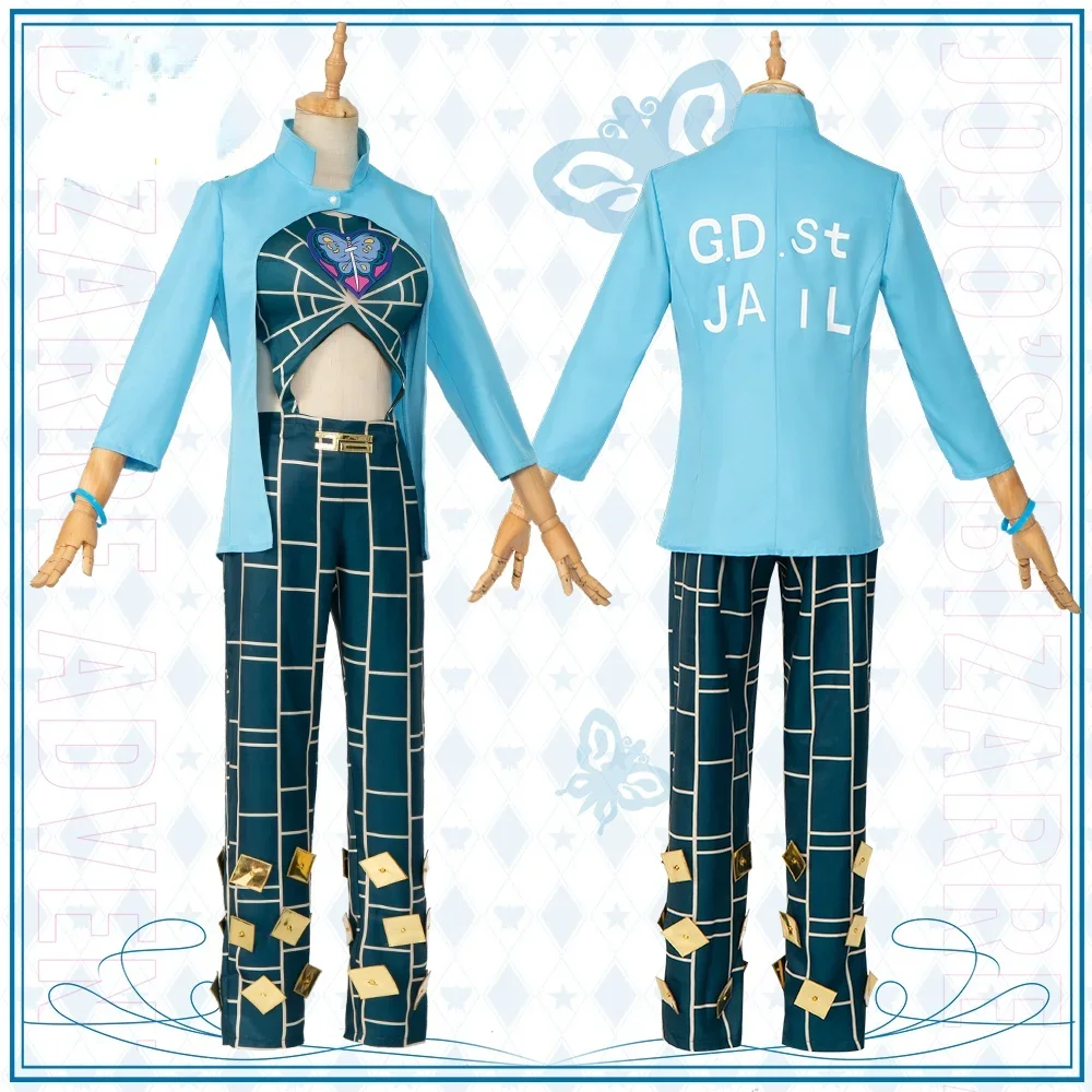 JOJO's Bizarre Adventure Golden Wind Kujo Jolin карнавальный костюм Куджо Джолин аниме на Хэллоуин