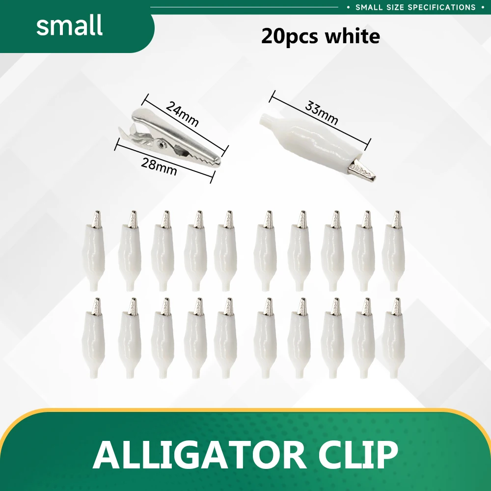 

Тестовые зажимы крокодил SparkNova 28mm 20 шт