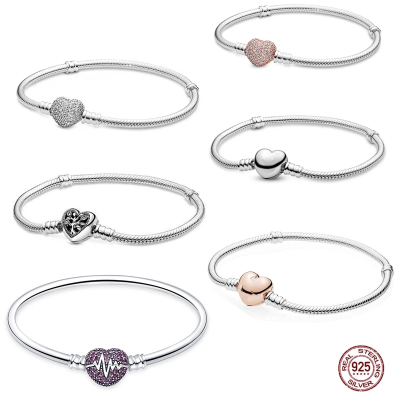 

Браслет из серебра 925 пробы в виде змеи