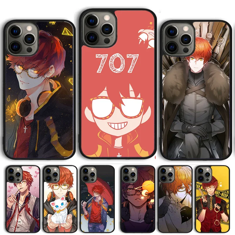 Mystic Messenger Anime Phone Case For iPhone 14 13 12 Mini XR XS Max Cover For Apple iPhone 11 Pro Max 6 8 7 Plus SE2020 Coque