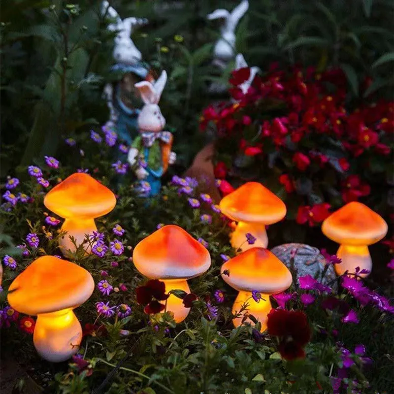 

LED Solar Garden Lights Outdoor Waterproof Cute Mushroom Light Fairy Garland Solar String Lights for Yard Lawn Pathway Decor