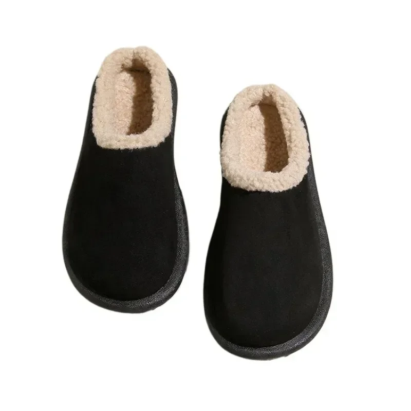2024 высококачественная обувь женские тапочки с закрытым носком теплые