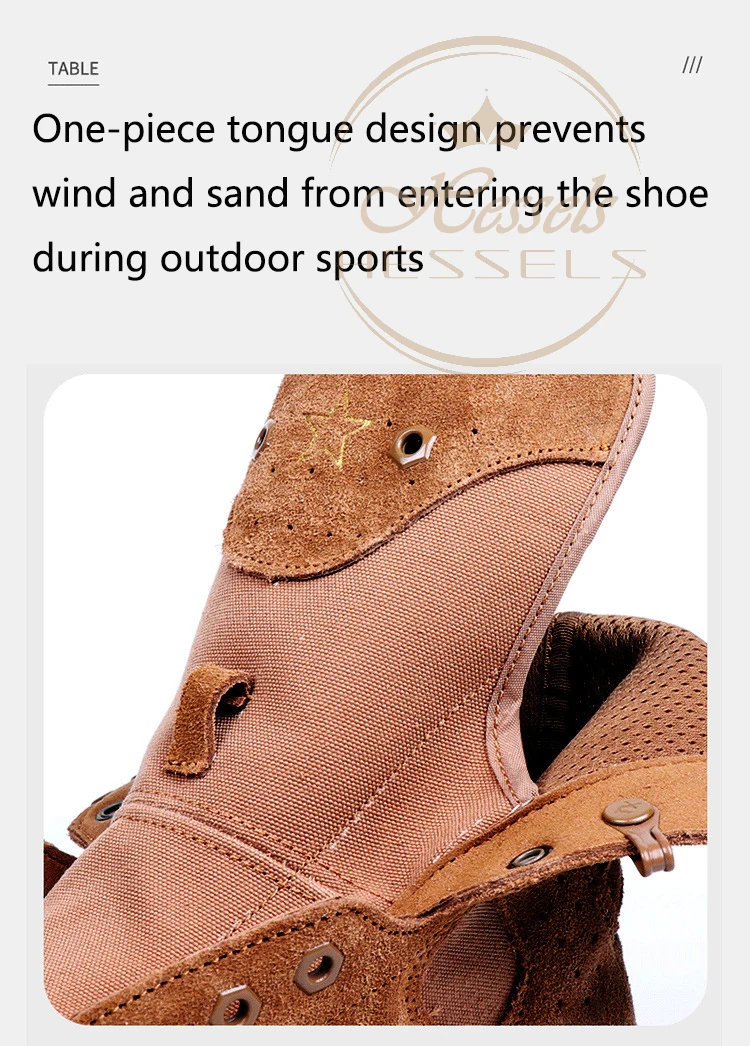 Genuine Leather Ankle Boots Men Outdoor Leather Waterproof Hiking Man Boots Army Hunting Boots for Men Shoes Casual Brown Boots