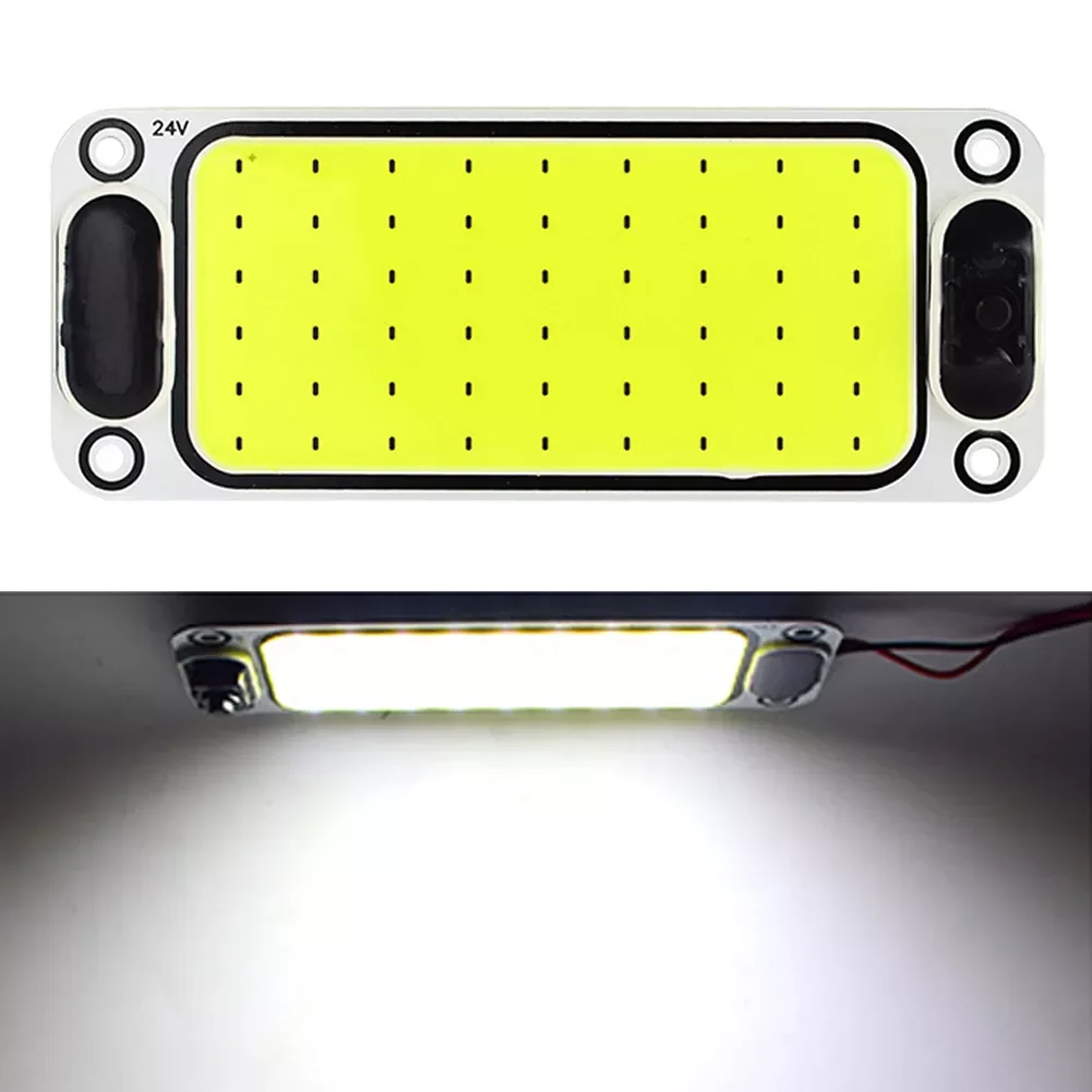 

54LED 12-24V Car Reading LED Night Strip Light Interior Light Ceiling Lamp with On/Off Switch for Van Lorry Truck Camper Boat