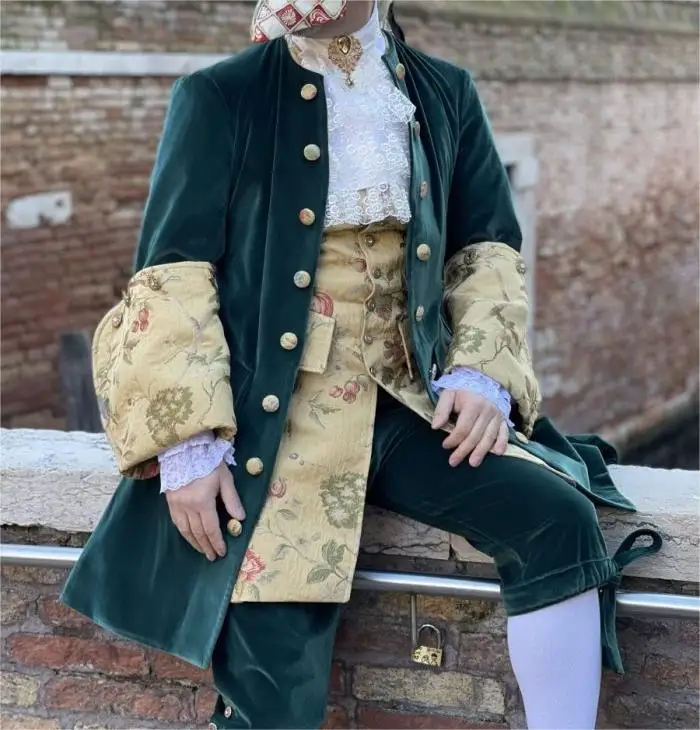 

18th Century Rococo Baroque Victorian Mens Uniform Renaissance Menswear Luxury Suit Aristocratic Ball Gown Custom Made