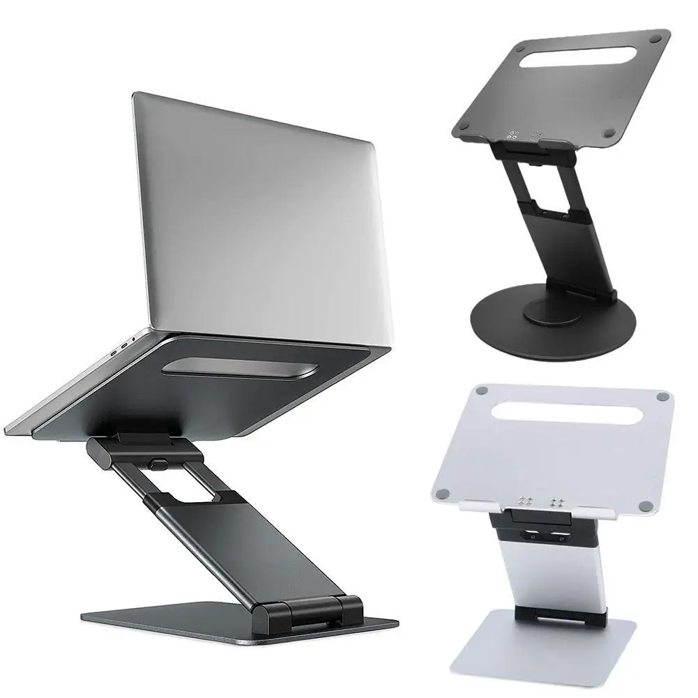 

Foldable Aluminum Alloy Laptop Heat Dissipation Base Stand For Desk Height Adjustable Computer Stand For Laptop Portable Stands