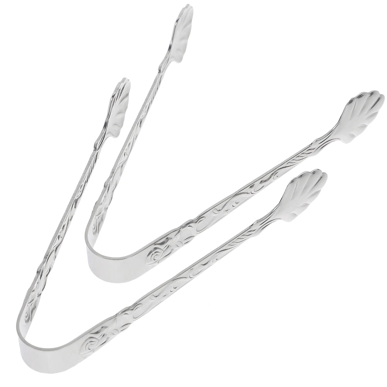 

Tongs Ice Tong Mini Serving Kitchen Cube Appetizers Sugar Bread Stainless Steel Salad Metal Clip Clips Buffet Bbq Coffee Clamp