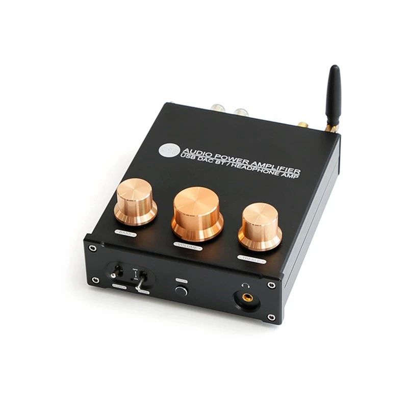 

D50E Digital Power Amplifier TPA3116 50Wx2/4Ω Dual Channel Bluetooth 5.0 USB Optical Coaxial Audio Power Amplifier