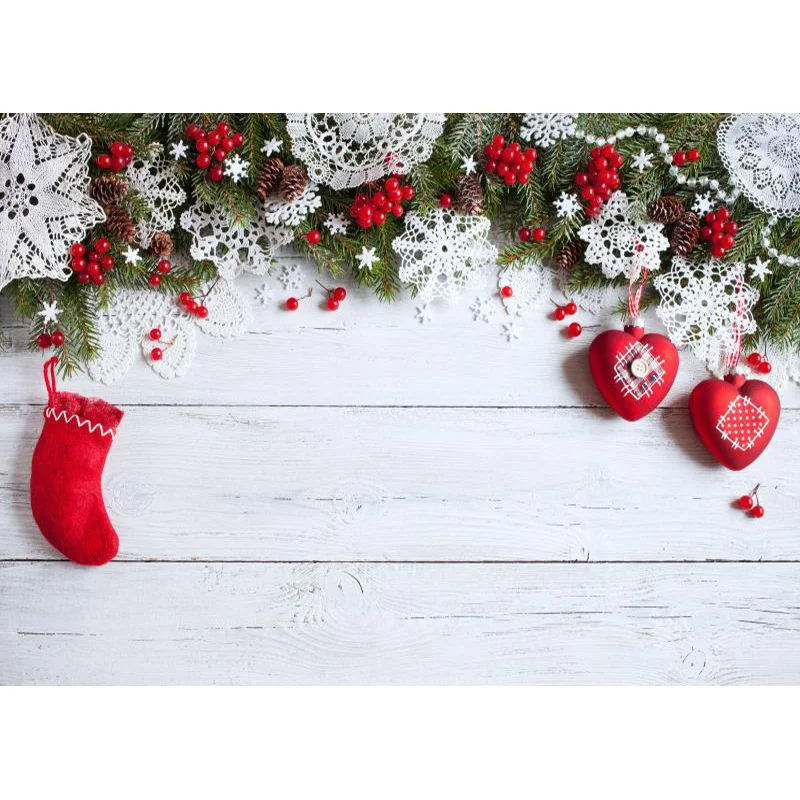 SHUOZHIKE Art Fabric Wooden Floor Christmas Theme Photography Background Photo Backdrops Studio Props 21811 XTMB-04
