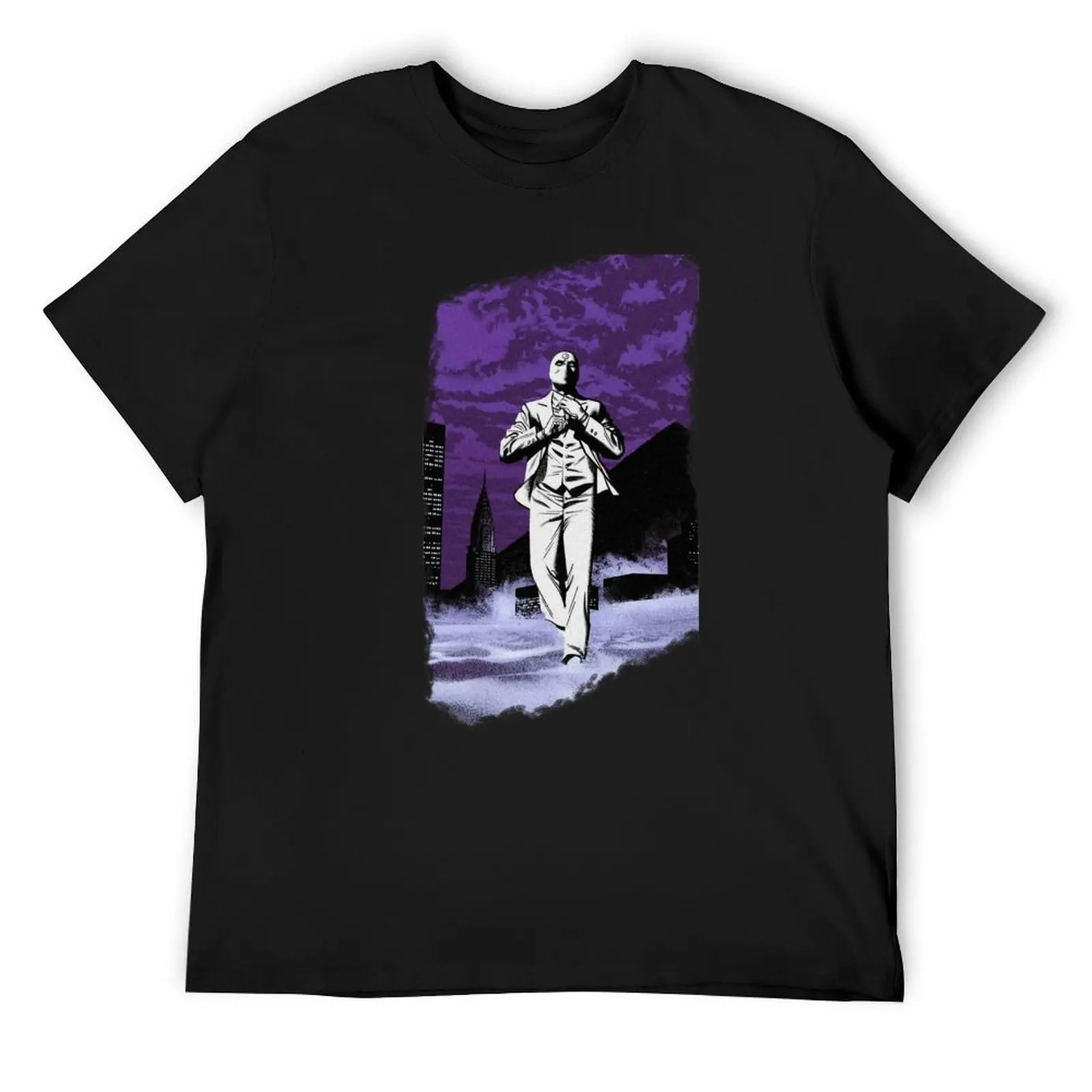 Классическая футболка Moonknight дизайнерские рубашки с рисунком винтажные мужская