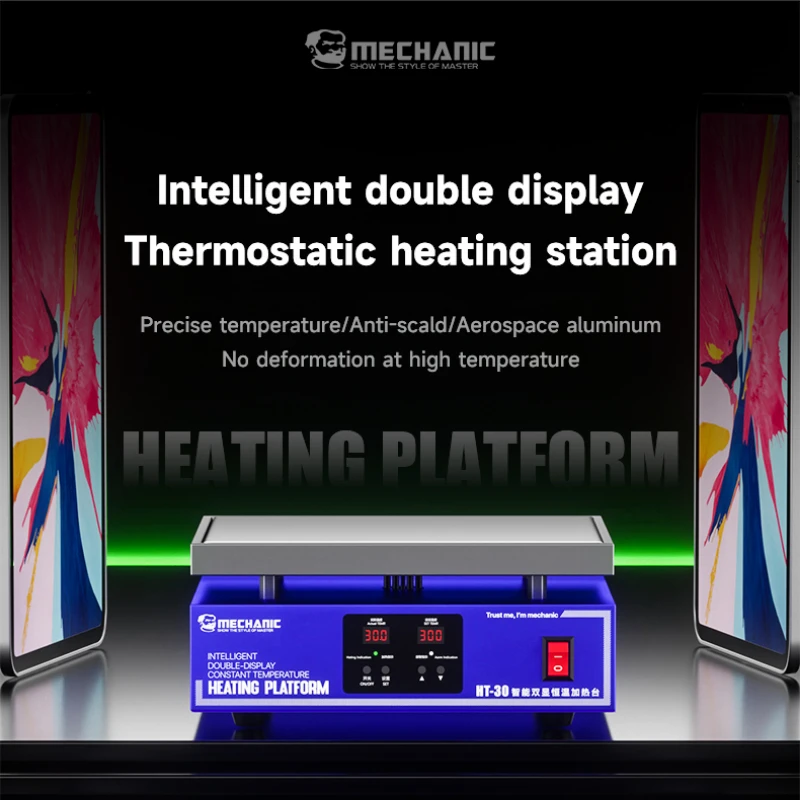 Механик HT-30 HT-34 интеллектуальный цифровой дисплей нагревательный стол с