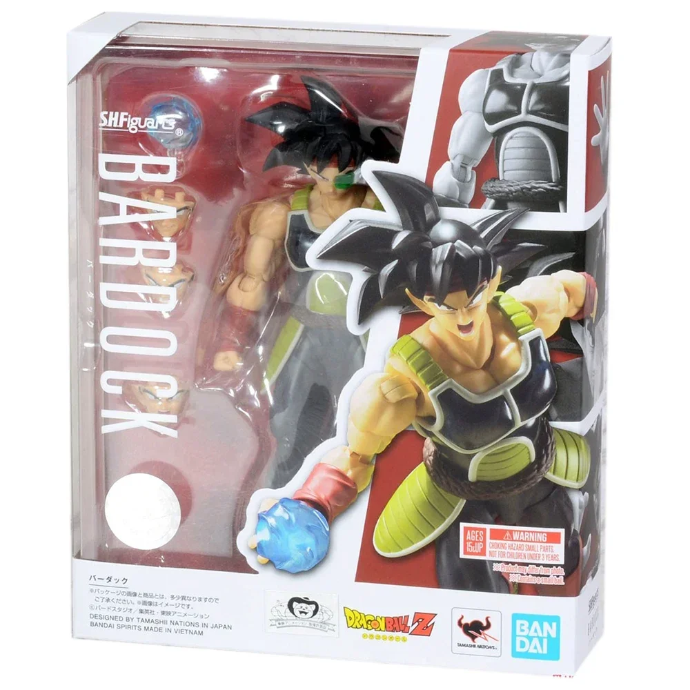 Фото 100% оригинальные Bandai Shf SH Figuarts Dragon Ball Bardock Burdock, фигурки героев, модель игрушки, фигурка, подарочная коллекция, в наличии №1