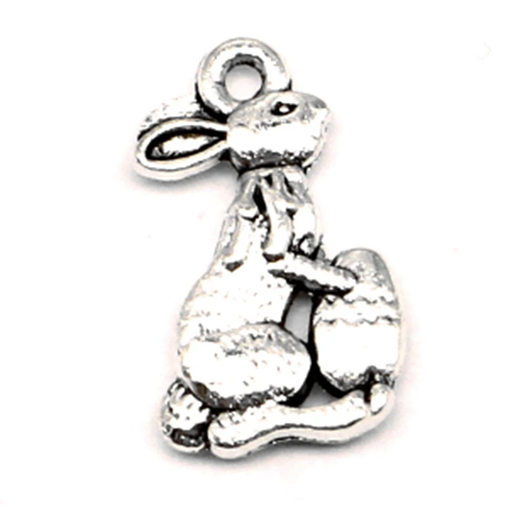 

10 pieces 17x11mm rabbit turnip charms Jewelry making best gift