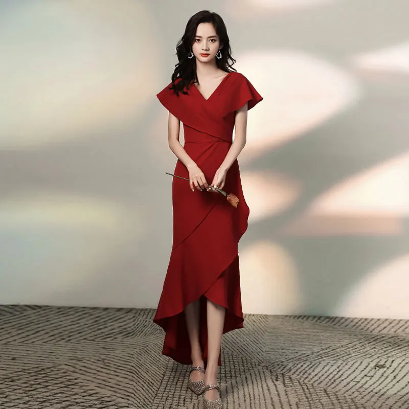 

Fishtail Dress 2022 Christmas Women Dresses Ladies Solid Color Sexy Bandage Slim Sleeveless Vestidos Elegantes Para Mujer Robe