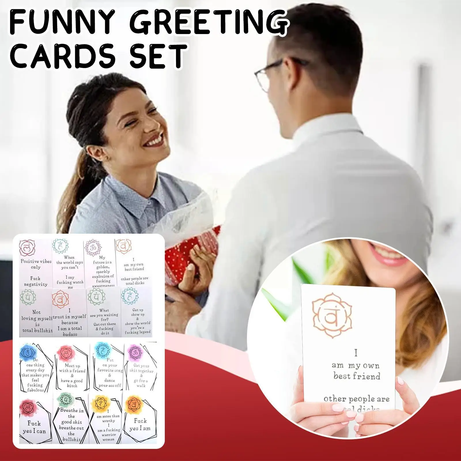 

Funny Affirmation Card Gift Birthday Card Bestie Joke Gift Cloth Friend With Greeting Bag Cards Best P5f6