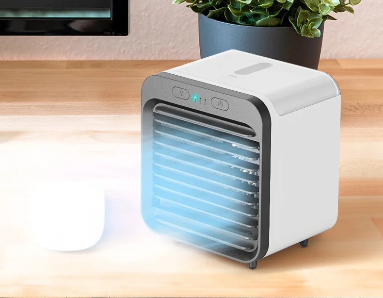 

Портативный кондиционер, персональный охладитель воздуха с 3 скоростями, мини-кондиционер, настольный охлаждающий вентилятор USB