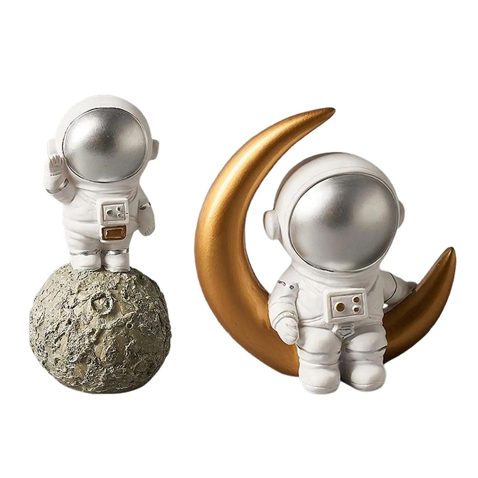 

Astronaut Statues Sculpture Figurine Ornament Home Decor Desktop Accessories