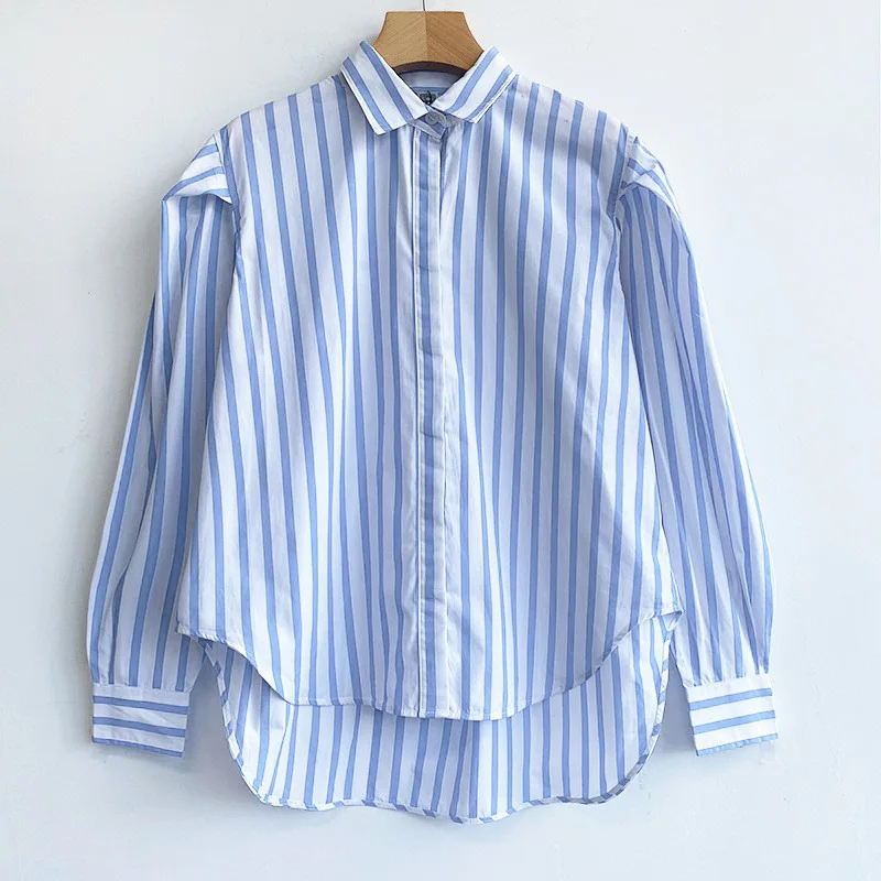 

Women's Spring And Summer French Retro High-end Light Luxury Top New Temperament Ladies Shirt