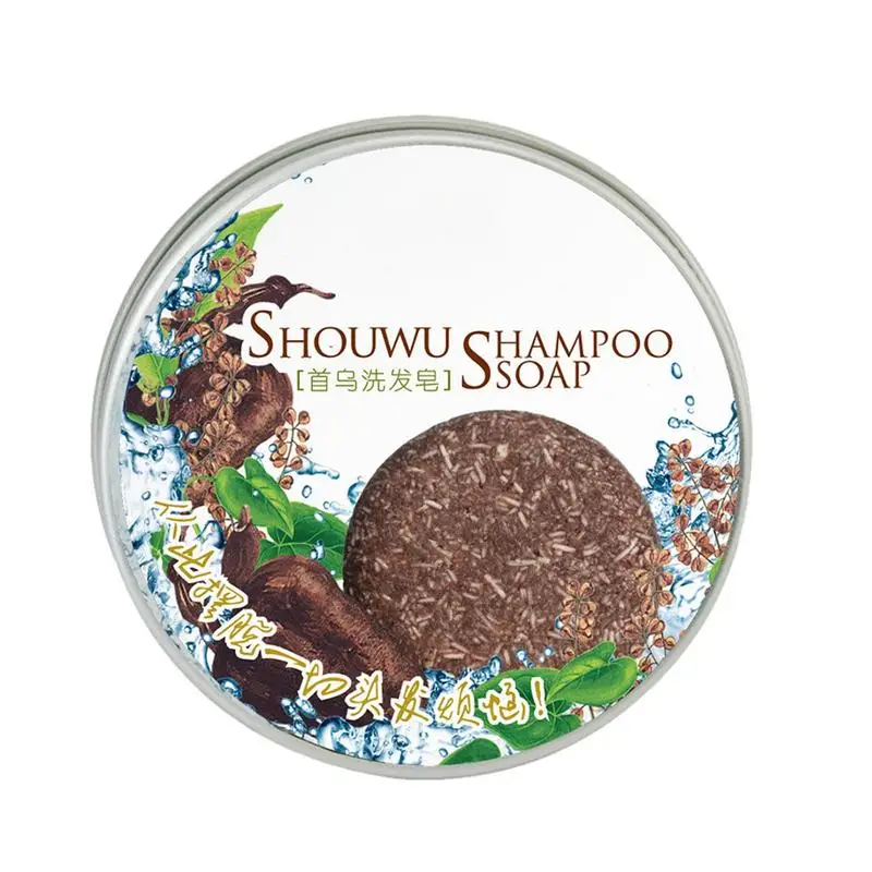 

Питательный шампунь для волос, мыло Polygonum для затемнения волос, шампунь-бар, мыло, натуральное органическое Очищение волос ручной работы, мыло для ухода за волосами