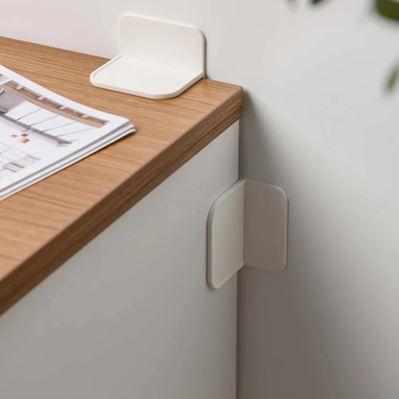 

2 Pcs Child Safety Protective Anti-Tipping Holder Connector Free Punch Drawer Cabinet Furniture Holder Set Baby Security Stuff