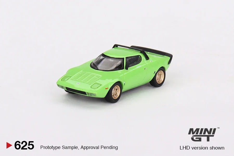 MINI GT 1:64 Lancia Stratos HF Stradale Verde Chiaro Green Литая под давлением модель автомобиля