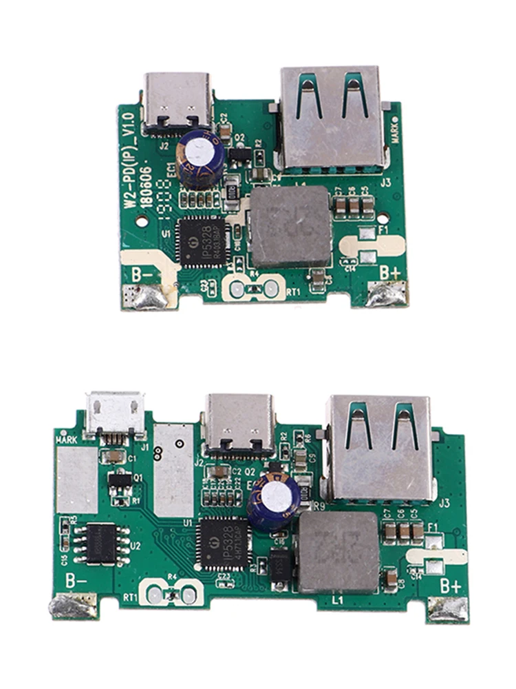 

IP5328P 5V 18 watts fast charging power bank module type C USB Two-way fastcharge 5v boost module step up board