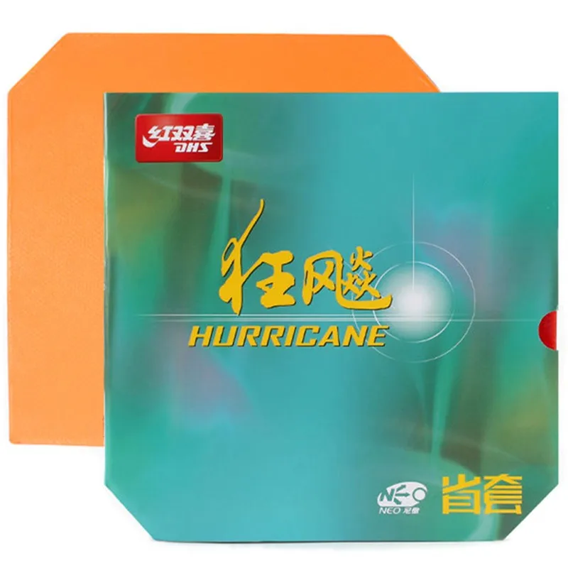 Фото DHS Hurricane 3 NEO Provincial Orange Губка Hurricane 3 NEO Provincial Blue Губка Накладка для настольного тенниса DHS Губка для пинг-понга №4