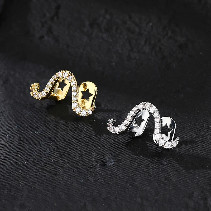 Новая кепка в стиле хип-хоп для зубов Grillz мужчин и женщин Iced Out Hollow с одним двойным