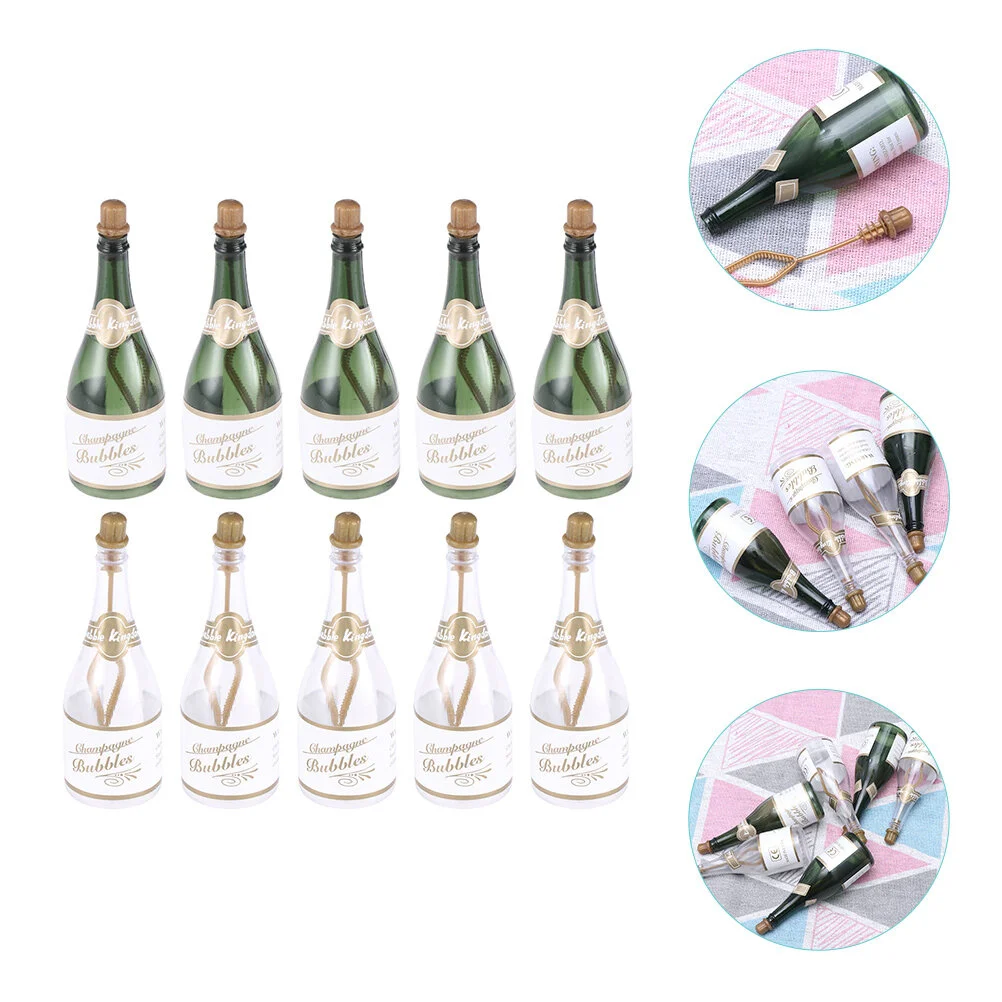 

Party Supplies Champagne Bubble Wands Refillable Bottle Wedding Decorations Ceremony