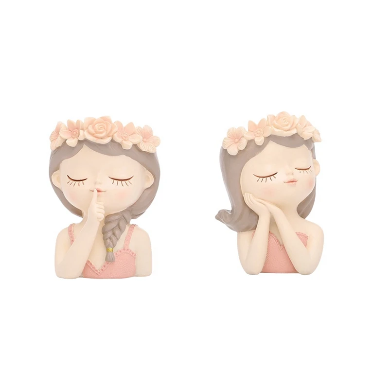 

Ins ветер Милая Фея украшение для дома мультяшная девушка настольное суккулентное растение