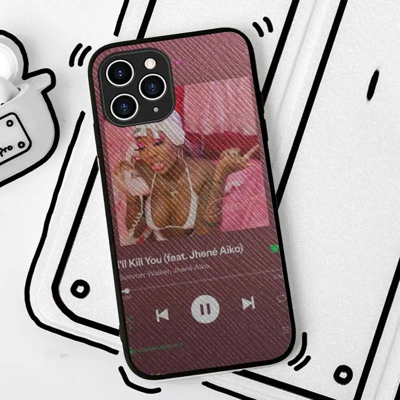 Чехол для телефона летний Walker Over It RNB Rapper жесткий кожаный чехол iPhone 11 12 13 Mini Pro Max 8 7