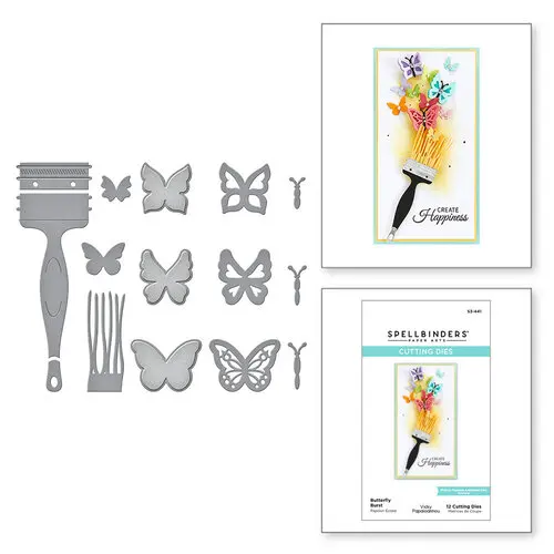

Металлические Вырубные штампы Butterfly Burst для скрапбукинга, бумаги, рукоделия, открыток, альбомов ручной работы, штамп, художественный резак, н...