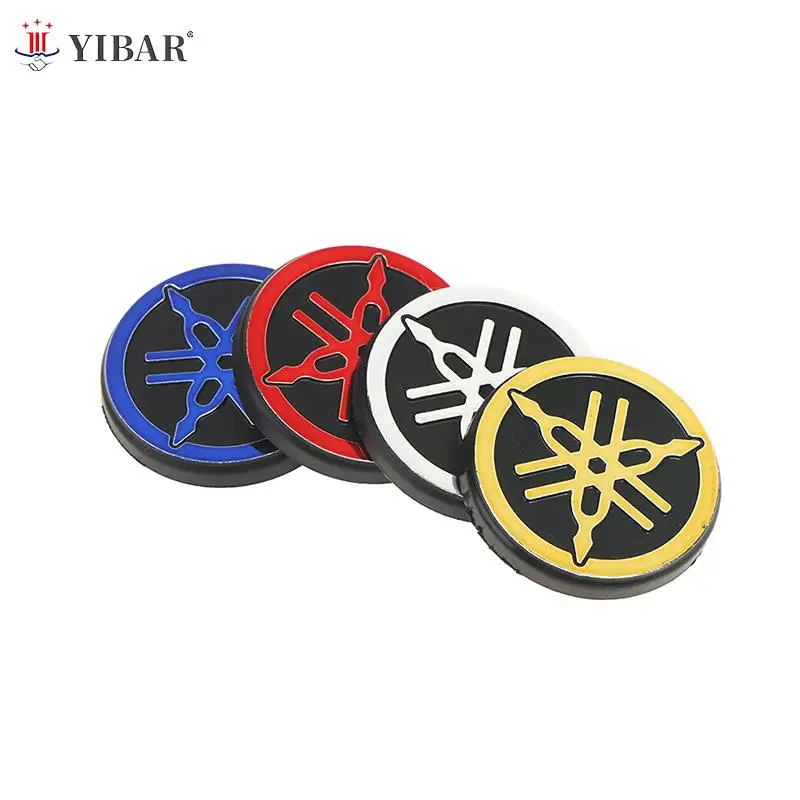 

1Pc 2.9cm 3D Raised Motorcycle Decal Badge Tank Sticker Round Emblem For YAMAHA