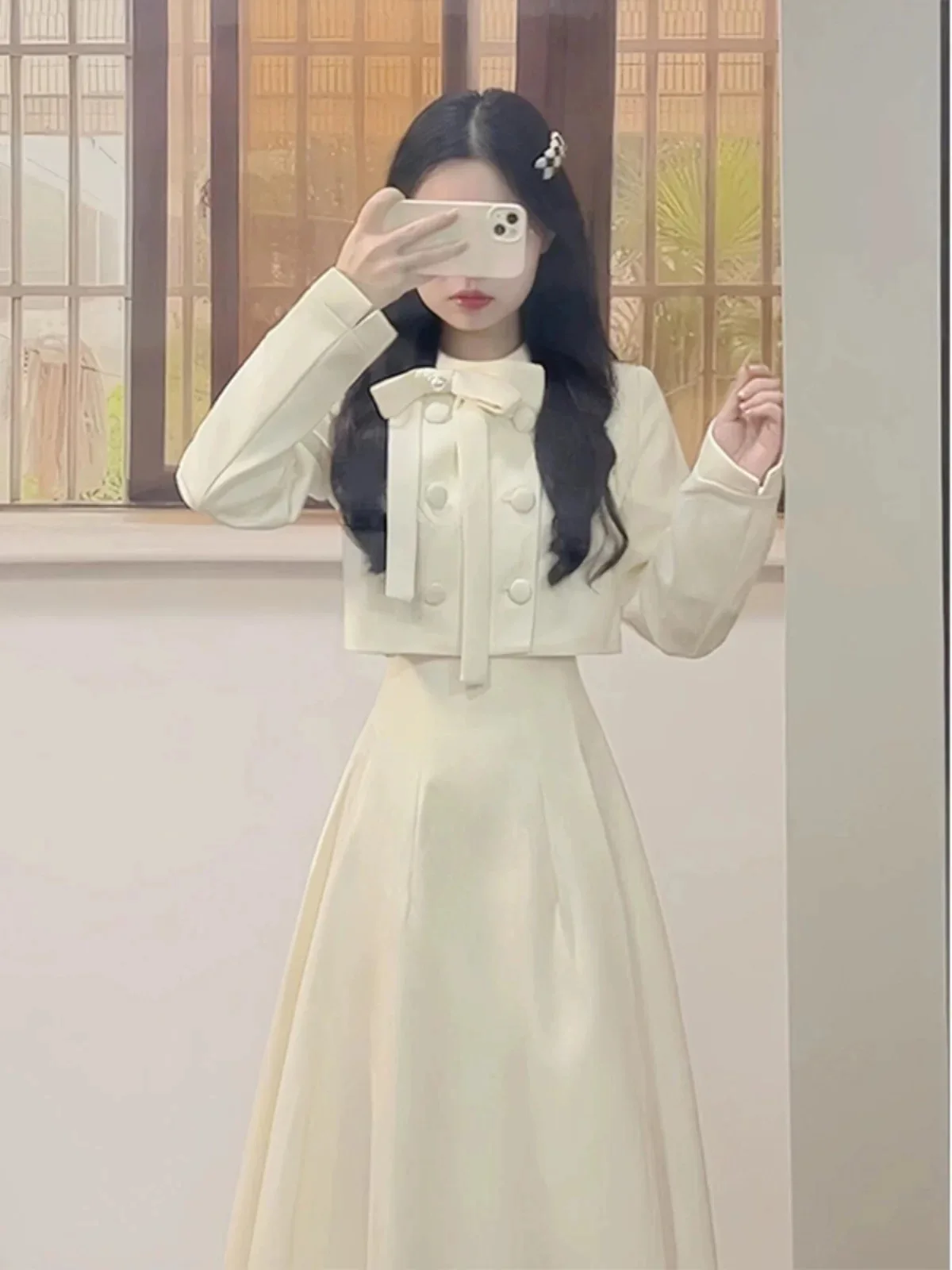 Little Rich Family Gold Dress Outfit Женский ранний зимний комплект Полный Изящная зарубежная