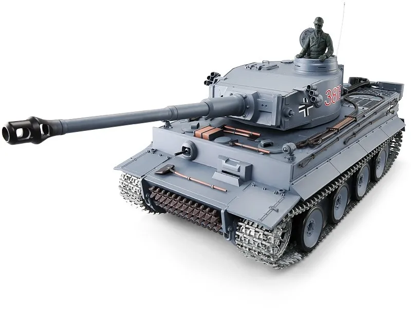 Радиоуправляемый танк Heng Long German Tiger PRO 1:16 (ИК+Пневмо) 2.4G 3818 1PRO MS V6.0|Радиоуправляемые
