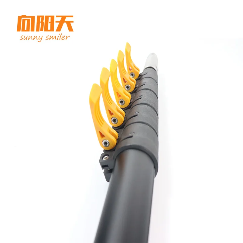 Телескопический алюминиевый удлинитель 12/15/20 футов тяжелая ручка выдвижная для