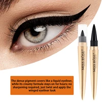 gel eyeliner long wear gel eye liner solid eyeliner waterproof eyeliner pencil quick drying high color rendering and lasting