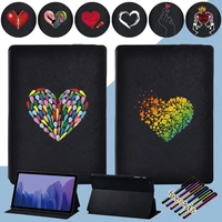 fashion leather tablet case for samsung galaxy tab a7 10 4 2020 t500 t505 folio stand cover shockproof flip protective shell