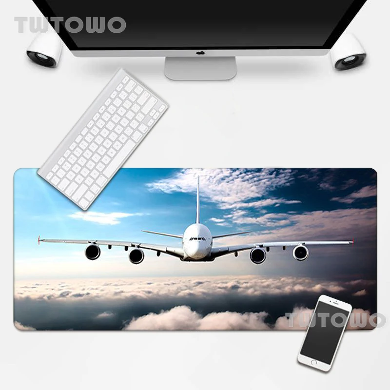 

Airplane Mouse Pad Mousepad Gaming MousePads MousePad Mouse Mat Desk Mat Gamer Natural Rubber New Hot Sell Office Carpet