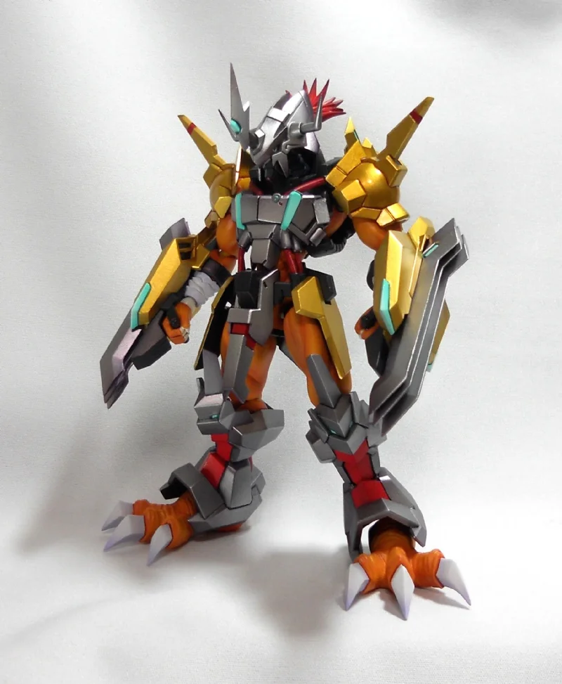 Фото 17 см аниме War Greymon Digimon Kit kawaii смола GK DIY белая сборка GK модель статуя игрушки кукла коллекция подарки №1