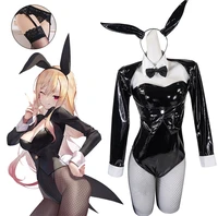 my dress up darling kitagawa marin sexy bunny cosplay costume woman role play rabbit jumpsuit ram rem swimsuit bunny girl suit